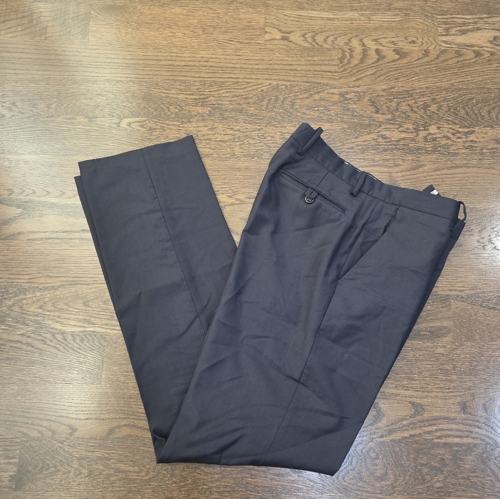 Etro Men's Dark Blue Dress Pants Size 50EU/ 34 US (34 in.inseam,35 in .waist)